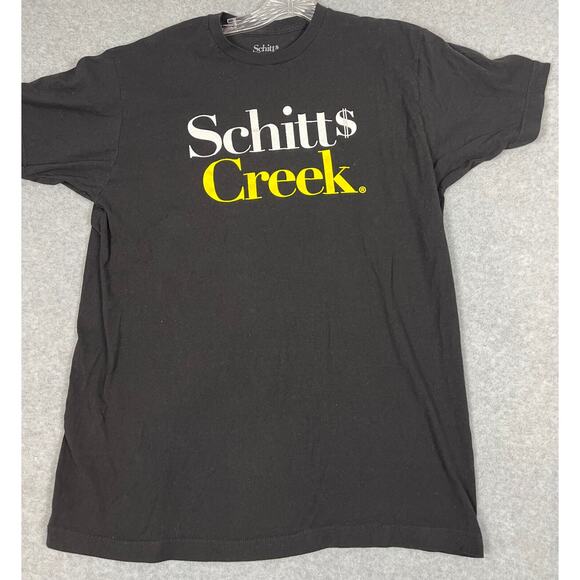 Schitts Creek Sitcom T Shirt Size‎ L Black - Picture 1 of 5
